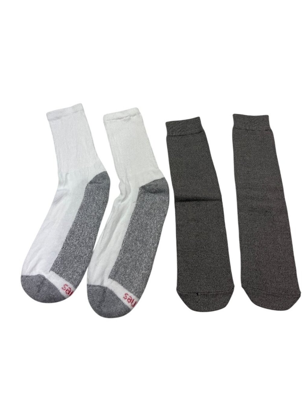 Hanes Mens Crew Socks Cotton Blend White & Gray & Fryle sock Casual Use 16j